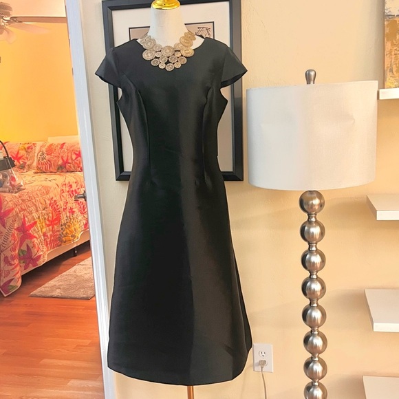 EY Signature,Statement Dress!Elegant Black,Slimming,A-Line,Excellent Con,Size 10 - Picture 3 of 9